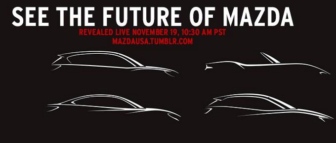 Mazda CX-3: immagine teaser prima del debutto del 19 novembre