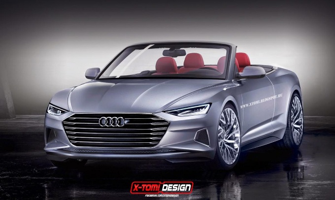 Audi Prologue Cabriolet, il rendering della scoperta non tanto improbabile
