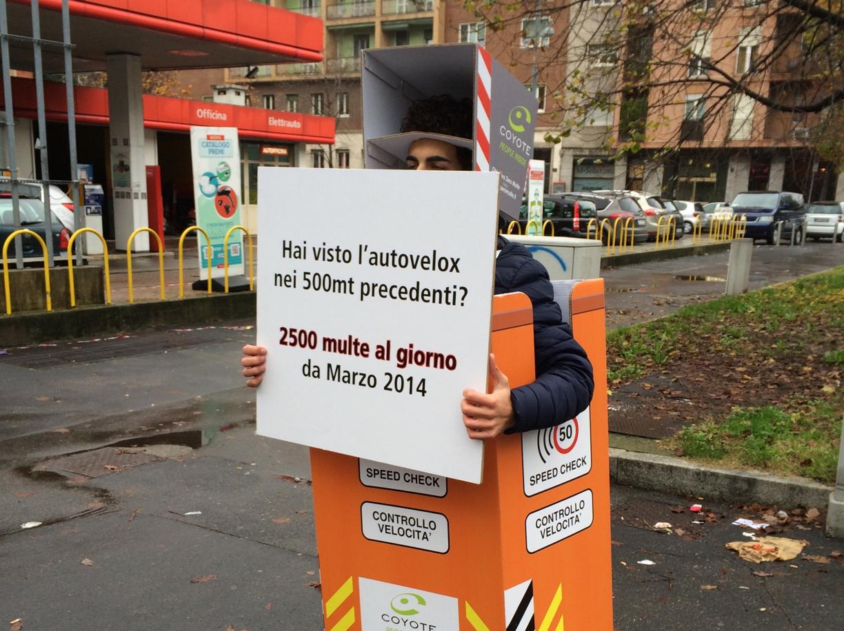 Milano: 2.500 multe al giorno con l’autovelox del Ghisallo