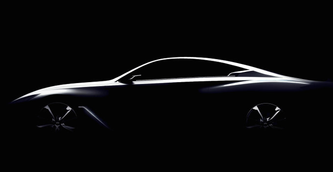 Infiniti Q60 Concept: immagine teaser prima del debutto al NAIAS 2015 di Detroit