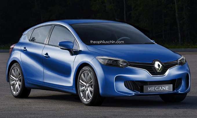 Renault Megane 2016: rendering della nuova generazione della compatta francese
