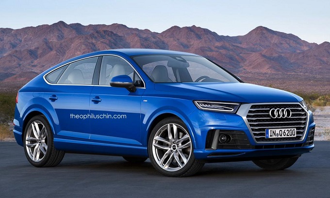 Audi Q6, arriva in un rendering la rivale della X6 e della Coupé CLE [RENDERING]