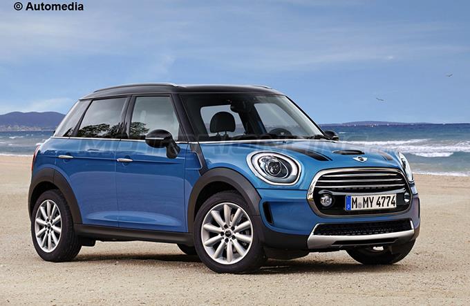 MINI Countryman: la seconda generazione potrebbe essere così [RENDERING]