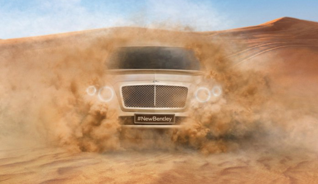 Bentley Bentayga, variante coupé del crossover in considerazione