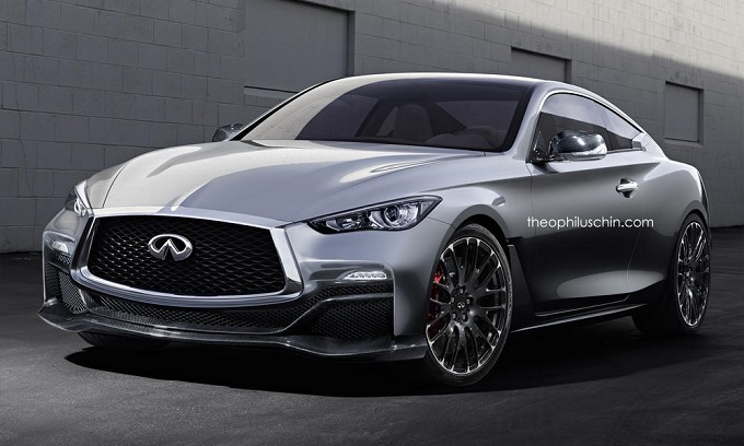 Infiniti Q60 by Theophilus Chin, dalla fusione con la Q50 nasce una coupè ad alte prestazioni [RENDERING]