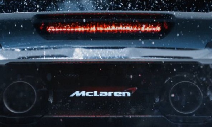 McLaren 675LT, anticipazione sul posteriore della nuova supercar [VIDEO TEASER]