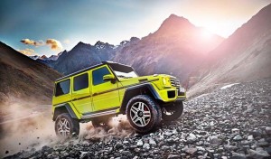 Mercedes G500 4×4²: prima immagine ufficiale del fuoristrada estremo della Stella