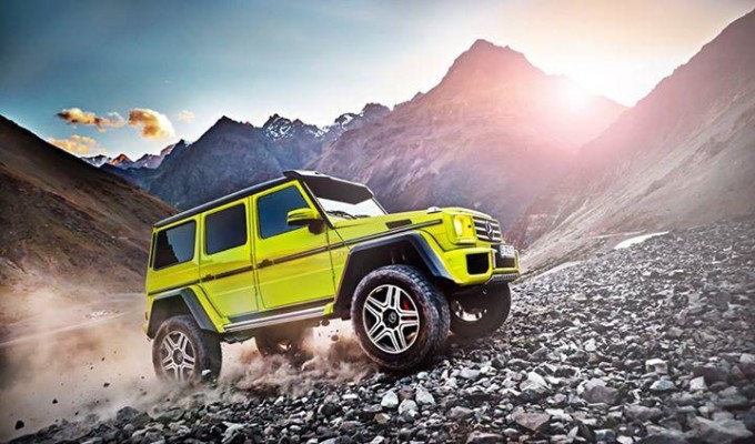 Mercedes G500 4×4²: prima immagine ufficiale del fuoristrada estremo della Stella