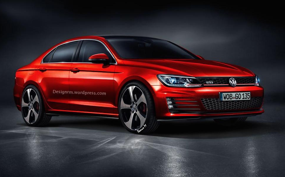 Volkswagen Golf CC GTI, rendering suggestivo e probabile realtà