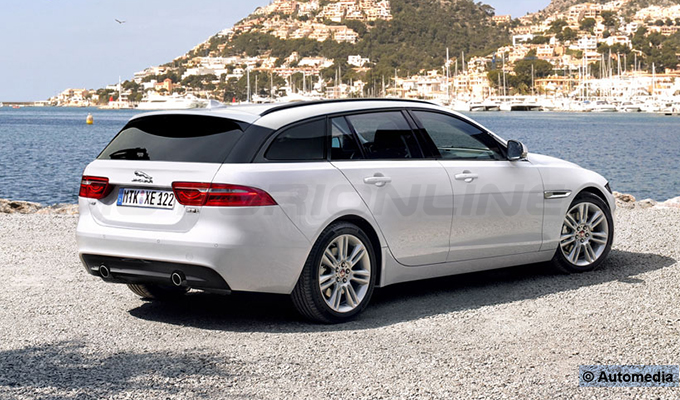 Jaguar XE Sport Brake, tecnologia dell’alluminio e fascino British diventano wagon [RENDERING]