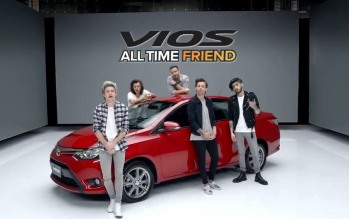 Toyota sceglie i One Direction per il nuovo spot della Vios [VIDEO]