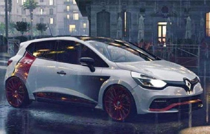 Renault Clio RS Trophy, un paio di immagini trapelano in Rete prima del debutto a Ginevra 2015