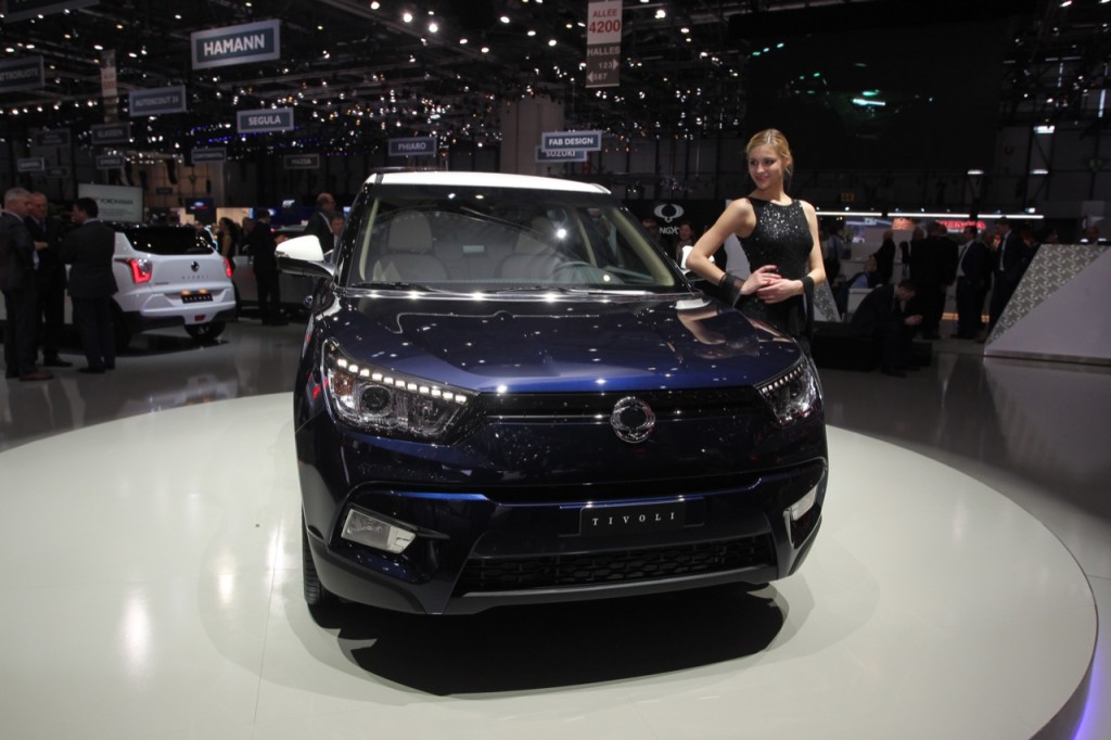 SsangYong Tivoli, il nuovo e versatile crossover si presenta al Salone di Ginevra 2015 [FOTO LIVE]