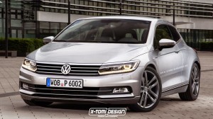 Volkswagen Scirocco, rendering della prossima generazione