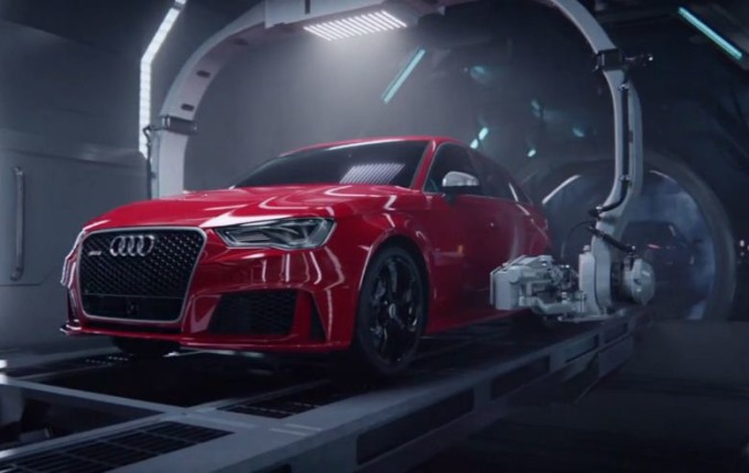 Nuova Audi RS3 Sportback “partorita” dalla prima R8 [VIDEO]