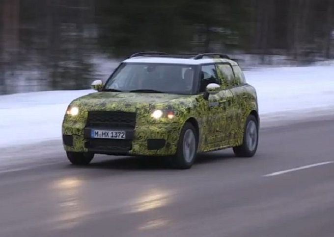 MINI Countryman MY 2017: VIDEO SPIA dei test invernali