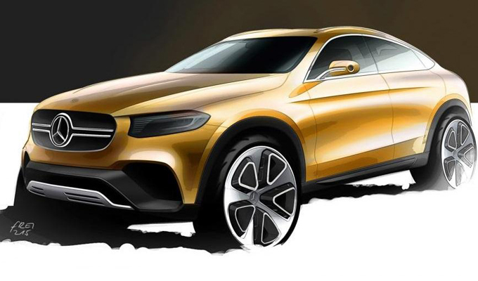 Mercedes GLC Coupé: mostrato un disegno d’anteprima