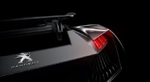 Peugeot, immagine teaser e sketch della nuova supercar concept