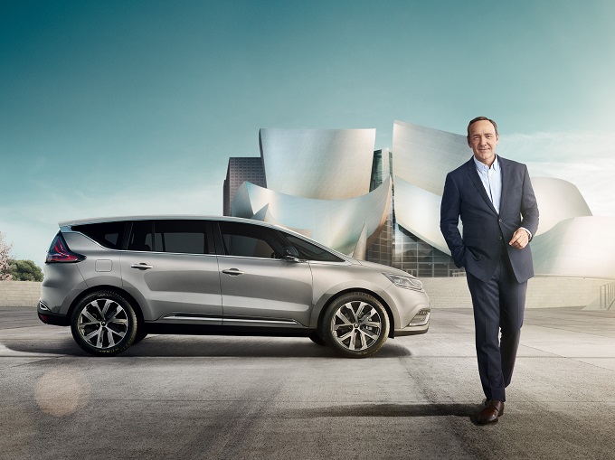 Nuova Renault Espace, in arrivo la campagna promozionale con Kevin Spacey