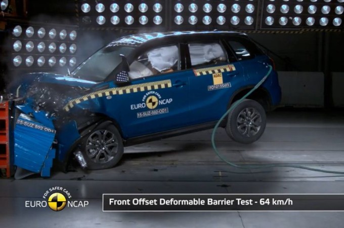 Suzuki Vitara MY 2015, sicurezza da 5 stelle Euro NCAP [VIDEO]