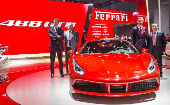 La Ferrari 488 GTB fa il suo debutto in Asia al Salone di Shanghai