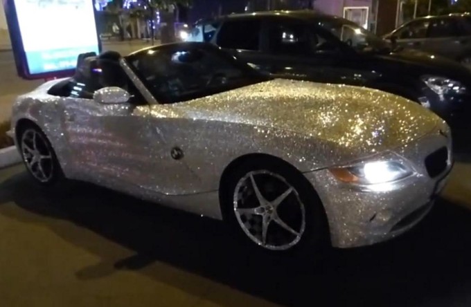 BMW Z4 con cristalli Swarovski