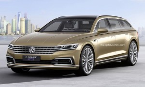 Volkswagen C Coupé GTE: dalla berlina concept alla station wagon digitale [RENDERING]