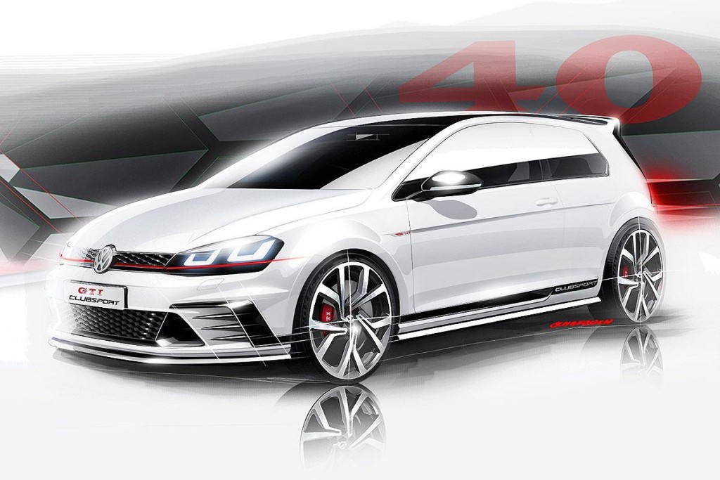 Volkswagen Golf GTI Clubsport, novità in arrivo a Wörthersee 2015 [FOTO]