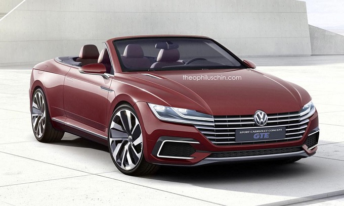 Volkswagen Sport Cabriolet Concept GTE, voglia di guida all’aria aperta [RENDERING]