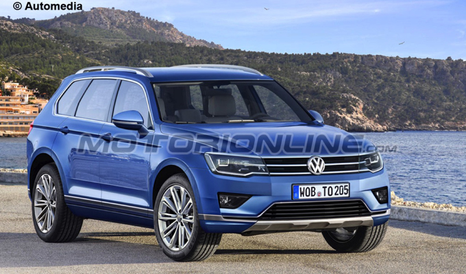 Volkswagen Touareg MY 2018: come potrebbe essere il nuovo possente SUV tedesco [RENDERING]