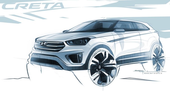 Hyundai Creta, il SUV globale si presenta attraverso i primi disegni ufficiali