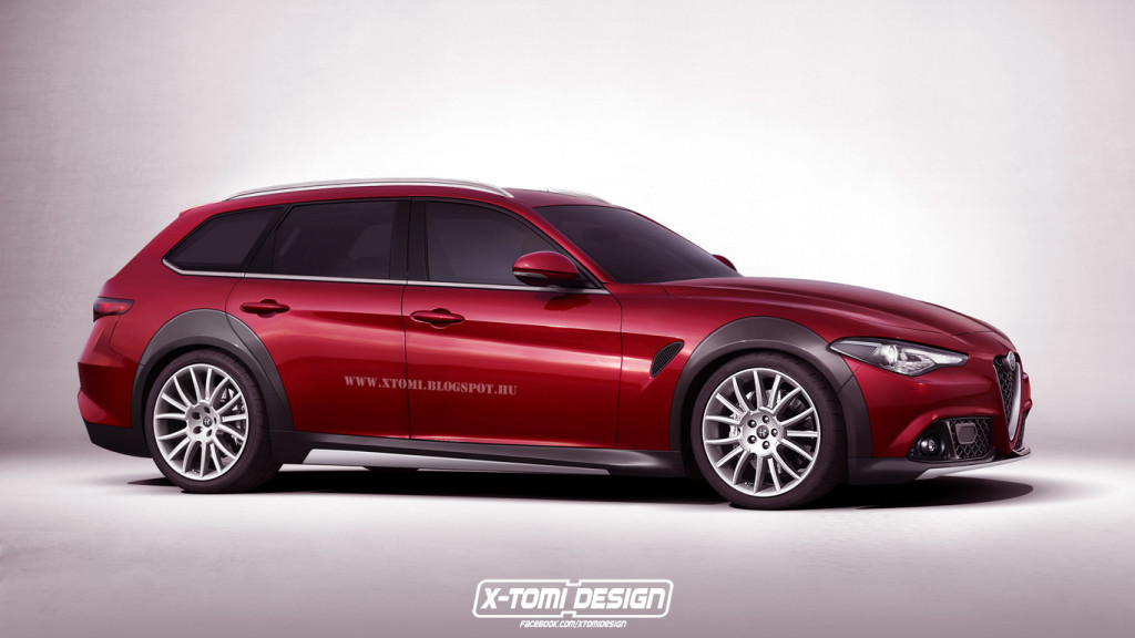 Alfa Romeo Giulia CrossWagon, declinazione da rivale pura dell’Audi A4 Allroad [RENDERING]