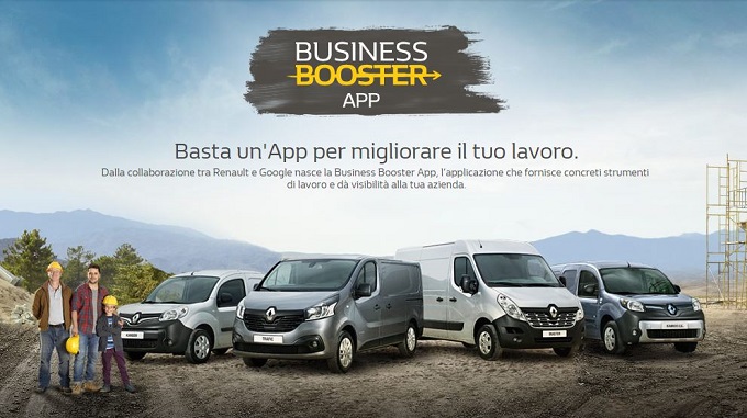 Renault lancia Business Booster, l’app che integra veicoli commerciali e attività aziendali