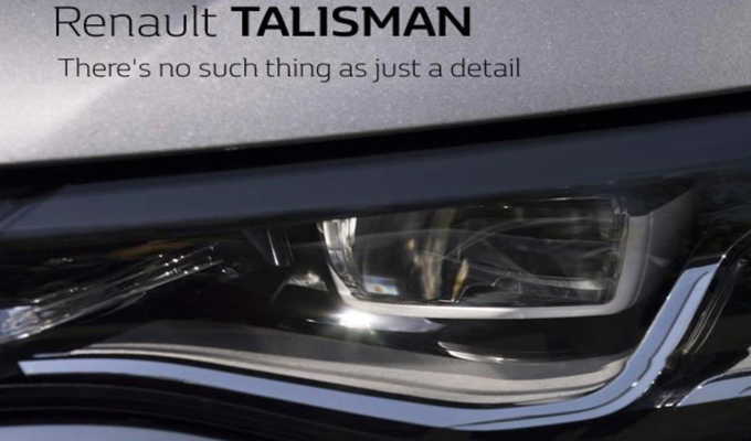 Renault TALISMAN: un nuovo dettaglio della prossima berlina