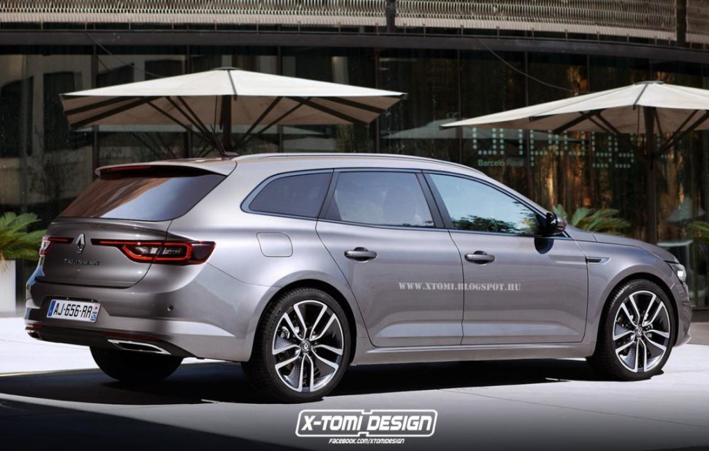 Renault Talisman wagon, il render che ne tira fuori praticità e pragmatismo