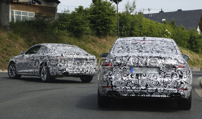 Audi A5 e S5 MY 2017: i prototipi ripresi in azione [VIDEO SPIA]