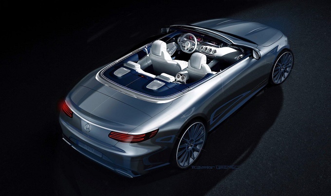 Mercedes Classe S Cabriolet, un RENDERING ufficiale svela la nuova cabrio di Stoccarda