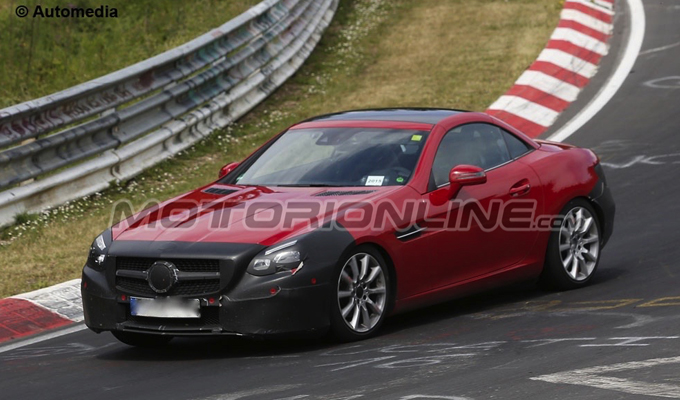 Mercedes SLC: il prototipo ripreso sul tracciato del Nürburgring [VIDEO SPIA]
