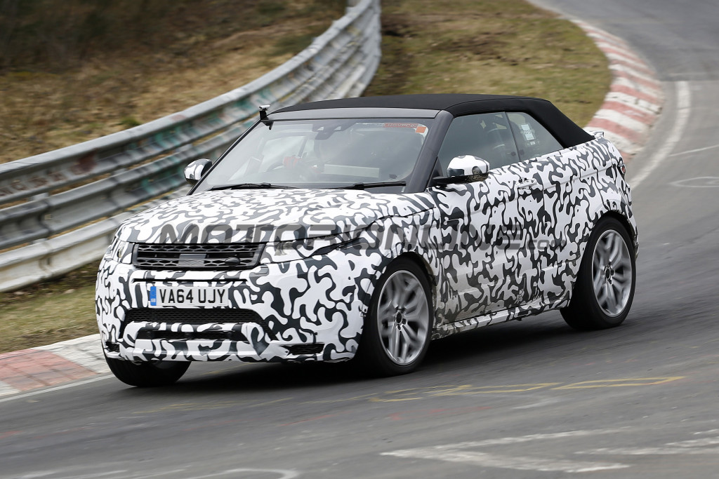 Range Rover Evoque Cabrio: continuano i test di sviluppo [VIDEO SPIA]