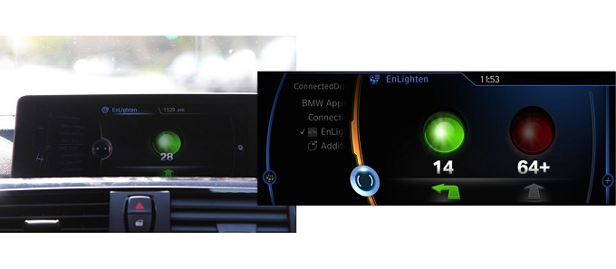 BMW, l’EnLigthen ci permetterà di capire quanto attendere al semaforo
