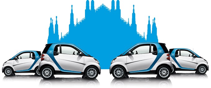 car2go, chi lascerà la vettura in periferia pagherà un sovrapprezzo di 4,90 euro