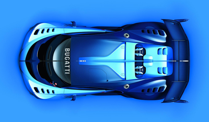 Bugatti Vision Gran Turismo concept: traduzione stilistica di un estremo dinamismo [FOTO]