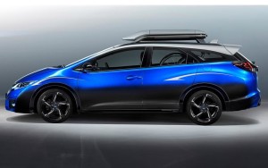 Honda Civic Tourer Active Life Concept, novità a misura di ciclista al Salone di Francoforte 2015