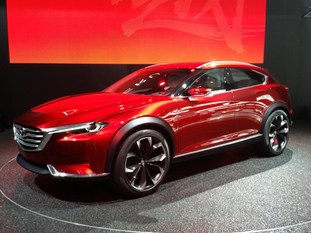 Mazda Koeru Concept: al Salone di Francoforte 2015 il crossover che si spinge oltre [FOTO LIVE e VIDEO]