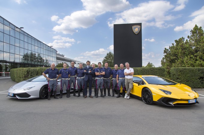 Lamborghini Squadra Corse “allena” gli agenti della Polizia di Stato di Bologna