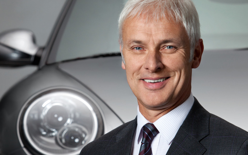 Matthias Müller, CEO di Porsche, è il prescelto per guidare il Gruppo Volkswagen