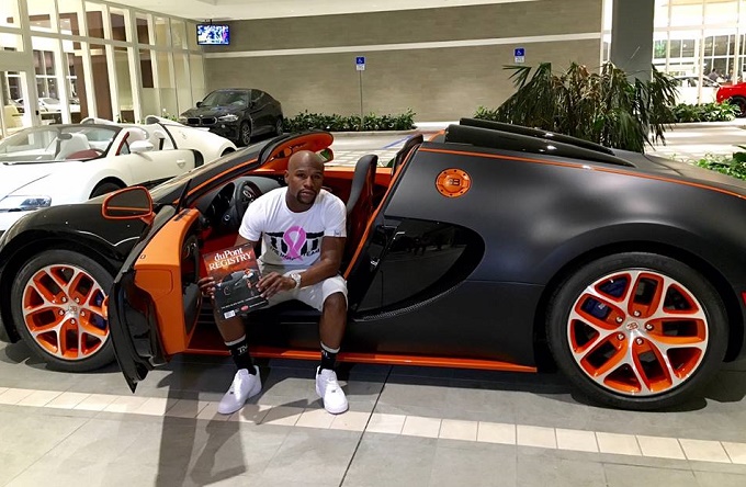 Bugatti Veyron Grand Sport Vitesse, Floyd Mayweather si regala la quarta supercar