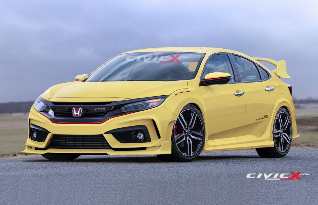 Honda Civic Type R hatchback, interpretazione superba della sportiva giapponese [RENDERING]