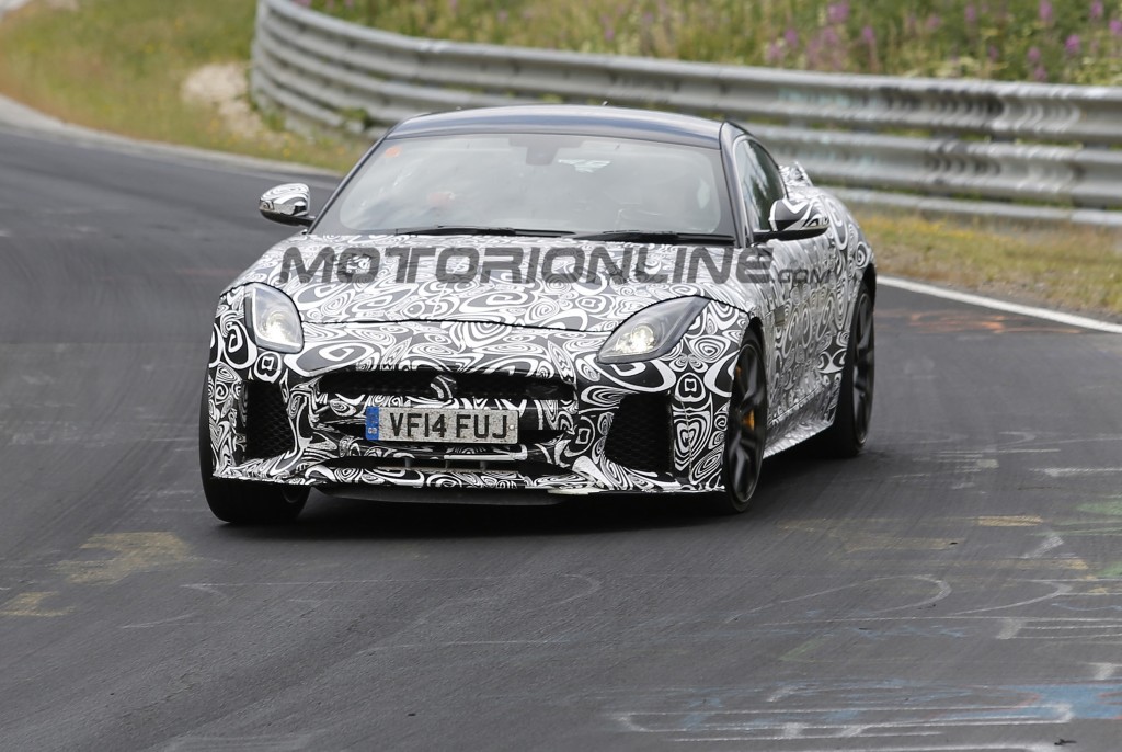 Jaguar F-Type SVR: VIDEO SPIA dal tracciato del Nürburgring