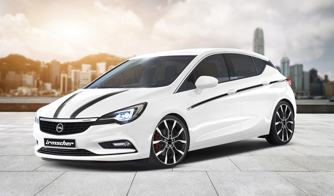 Opel Astra MY 2016: qualche anteprima sulla personalizzazione firmata Irmscher [RENDERING]